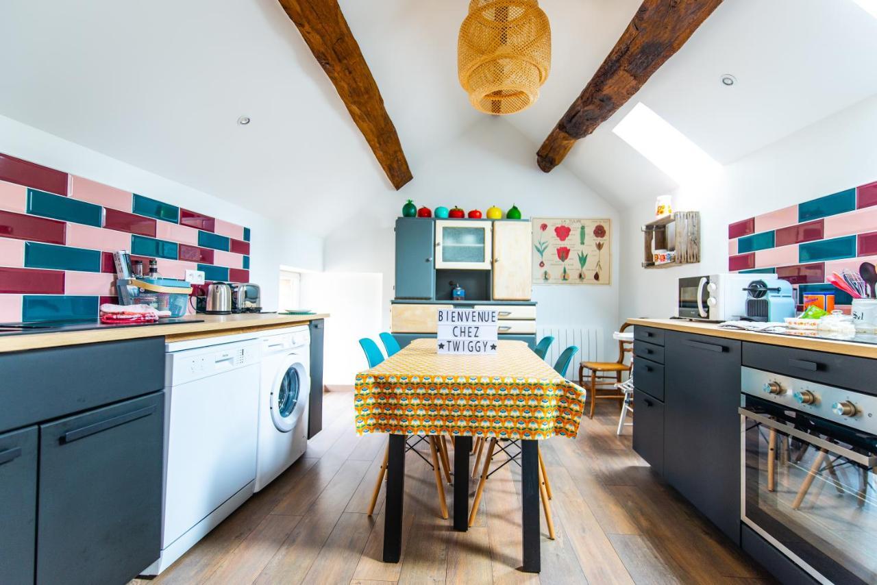 Chez Twiggy - Guesthouse Vintage A Prenois 외부 사진
